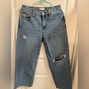 PacSun Light Blue Wide Leg Cropped Jeans